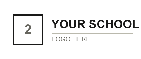 Placeholder for a client school logo
